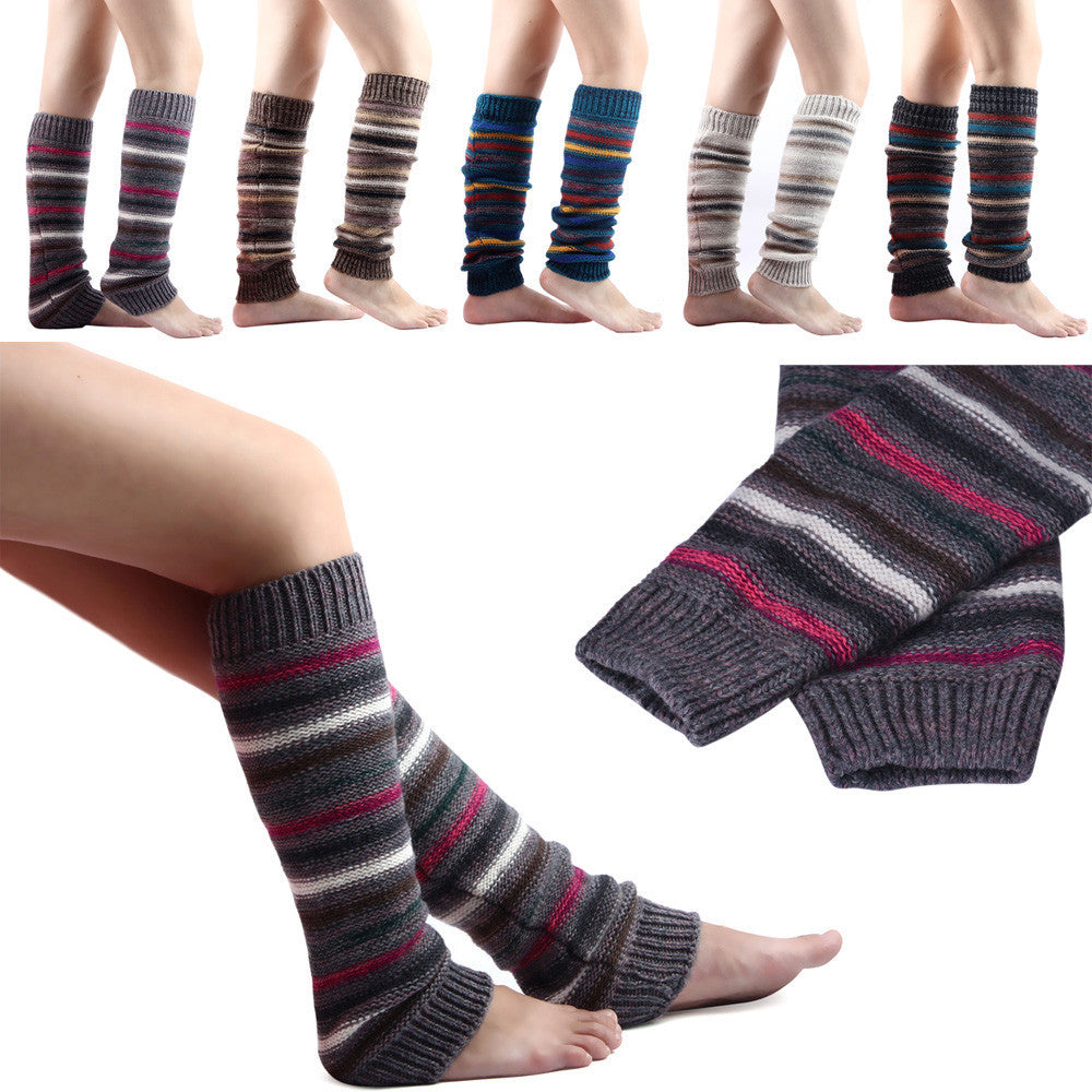 Womens Thick Warm Leg Warmers Socks Boot Cover J4U66