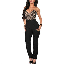 Womens V Neck Backless Leopard Pants Evening Jumpsuit Overall Bodysuit Romper  J4U66