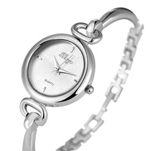 Rhinestone Diamond Woman Girl Ladies Bracelet Bangle Dress Wristwatch Silver Rhinestone Bangle Watch & Bracelet Set 590S J4U66