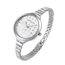 Women Luxury Top Rose Gold Silver Women Fashion Classic Watch Crystal Rhinestone Bangle Watch Bracelet Set 189 for Ladies J4U66