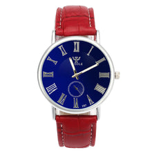 Luxury Waterproof Faux Leather Men Blue Ray Glass Sports Quartz Watch Dress Quartz Analog Watches Hour for Men  J4U66
