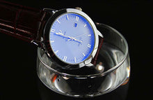 Mens watches Business Leather Band Calendar Date ClockWaterproof Wrist watch Quartz-watch relogio masculino J4U66