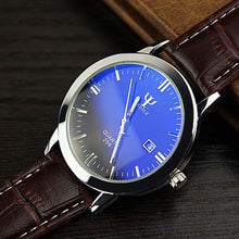 Mens watches Business Leather Band Calendar Date ClockWaterproof Wrist watch Quartz-watch relogio masculino J4U66