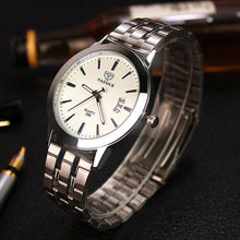 Full Steel White Black Blue Ray Dial 30m Waterproof Luminous Hands Business Dress Sport Wrist watch Watches for Men  J4U66