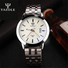 Full Steel White Black Blue Ray Dial 30m Waterproof Luminous Hands Business Dress Sport Wrist watch Watches for Men  J4U66