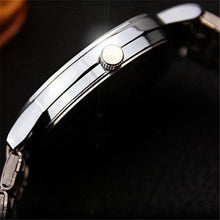 Full Steel White Black Blue Ray Dial 30m Waterproof Luminous Hands Business Dress Sport Wrist watch Watches for Men  J4U66