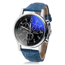 Mens watches Top Brand Luxury Mens Business ClockBlue Ray Glass Quartz Wrist watch Quartz-watch relogio masculino J4U66