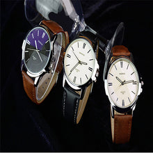 luxury brand Stainless Steel Casual Fashion Leather watches reloj masculino men watch Business Military Sports Wristwatch J4U66