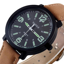 luxury brand quartz watch Casual Fashion Leather luminous watches reloj masculino men watch Sports Watches J4U66