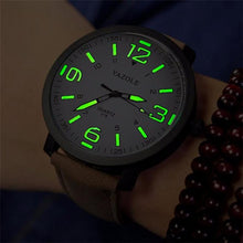 luxury brand quartz watch Casual Fashion Leather luminous watches reloj masculino men watch Sports Watches J4U66