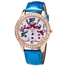 5 Colors Snowman Women Ladies Luxury Diamond Leather Quartz Wrist Dress Watch Montre femme Clock Gift J4U66