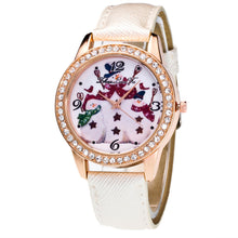 5 Colors Snowman Women Ladies Luxury Diamond Leather Quartz Wrist Dress Watch Montre femme Clock Gift J4U66