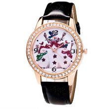 5 Colors Snowman Women Ladies Luxury Diamond Leather Quartz Wrist Dress Watch Montre femme Clock Gift J4U66