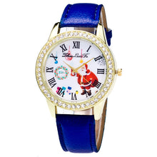 8 Colors Santa ClauWomen Ladies Luxury Diamond Leather Quartz Wrist Dress Watch Montre femme Clock Gift J4U66