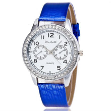 Brand Watch Women Ladies Luxury Diamond Leather Quartz Wrist Dress Watch Montre femme ClockRelojes mujer J4U66