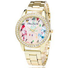 Fashion Glod Women's Watch Stainless Steel Watches Lady Girl Dress Relogio Analog Quartz Wrist Watches Clock Gift J4U66