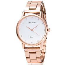 Fashion Glod Women's Watch Stainless Steel Watches Lady Girl Dress Relogio Analog Quartz Wrist Watches Clock Gift J4U66