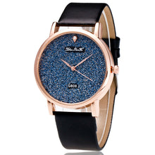 Fashion Luxury Top Women Men Analog Quartz Watch Leather Band One Rhinestone Wrist Watch Wristwatches Clock Gift J4U66