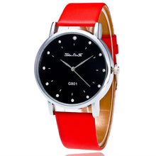 Fashion Luxury Women Men Analog Quartz Watch Leather Band Rhinestone Wrist Watch Wristwatches Clock Gift J4U66