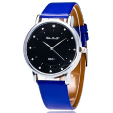 Fashion Luxury Women Men Analog Quartz Watch Leather Band Rhinestone Wrist Watch Wristwatches Clock Gift J4U66