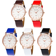 Fashion Women's Golden Leather Watchband Luxury Brand Ladies Simple Quartz Clock Wrist Watches Montres Femmes Gift J4U66