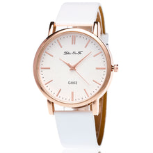 Fashion Women's Golden Leather Watchband Luxury Brand Ladies Simple Quartz Clock Wrist Watches Montres Femmes Gift J4U66