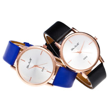Fashion Women's Golden Wrist Watches Leather Watchband Luxury Brand Ladies Simple Quartz Clock Montres Femmes Gift J4U66