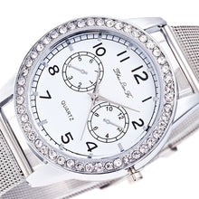 Luxury Military Stainless Steel Diamond Dial Sport QuartzClock Business Wristwatch Relogio Masculino J4U66