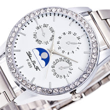Luxury Military Stainless Steel Diamond Dial Sport QuartzClock Business Wristwatch Relogio Masculino J4U66