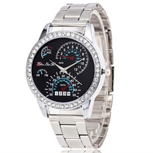 Luxury Military Stainless Steel Diamond Dial Sport QuartzClock Business Wristwatch Relogio Masculino J4U66