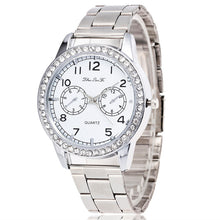 Luxury Military Stainless Steel Diamond Dial Sport QuartzClock Business Wristwatch Relogio Masculino J4U66