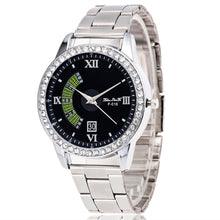 Luxury Military Stainless Steel Diamond Dial Sport QuartzClock Business Wristwatch Relogio Masculino J4U66