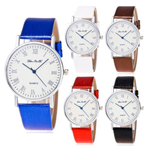 Luxury Woman Time Pattern Leather Band Analog Quartz Vogue Watch Business Wristwatch Relogio Masculino J4U66