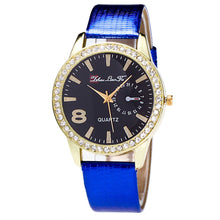 Luxury Candy ColorAndLeather Strap Diamond Watch Business Wristwatch watch ladies Relogio Masculino J4U66