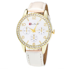 Top Luxury 5 ColorsAndLeather Strap Diamond Watch Simple Wristwatch watch ladies Relogio Masculino J4U66