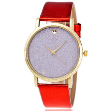 Top Luxury Candy ColorAndLeather Strap Diamond Watch Simple Wristwatch watch ladies Relogio Masculino J4U66