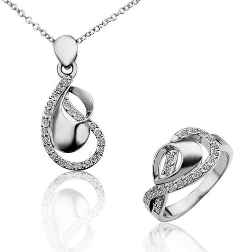 18k gold plated jewelry set gift for her  230 J4U66