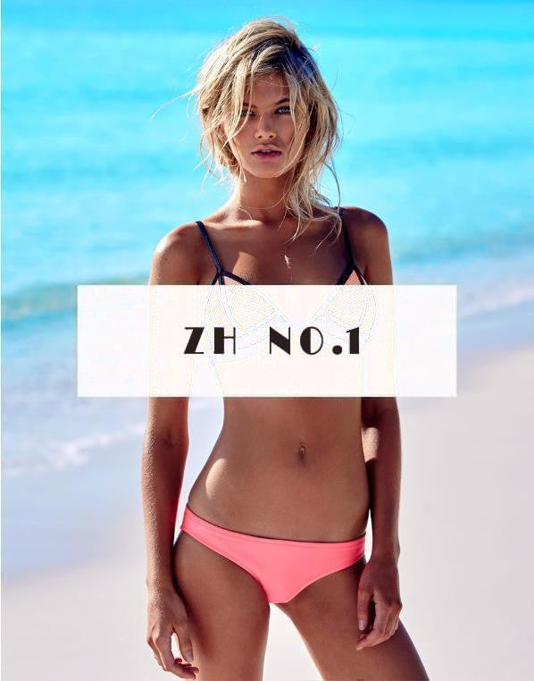 bikini sets vintage black white printing bra strap low red thong bikini sets padded beachwear bathing suit biquini c121 J4U66