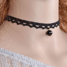 jewelry for women lace choker black drop pendant necklace jewelry chocker necklace J4U66