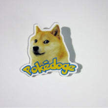 doge dog pokedoge Japanese pet shiba pin brooches for women men girls boys acrylic weird quirky accessories s J4U66