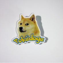 doge dog pokedoge Japanese pet shiba pin brooches for women men girls boys acrylic weird quirky accessories s J4U66