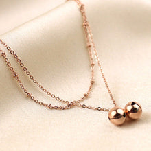 double-fringed bell anklets Foot Decorative Chain Charm Jewelry Gift For Lady J4U66