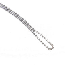 Barefoot beach sandals Bridal/wedding diamante anklet foot jewellery crystal chain anklets J4U66