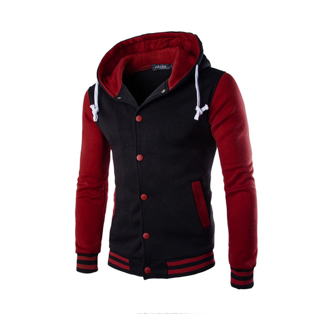 fashion mens hoodies and sweatshirts Men Coat Jacket Outwear Sweater Slim Hoodie Warm Hooded Sweatshirt Jackets J4U66