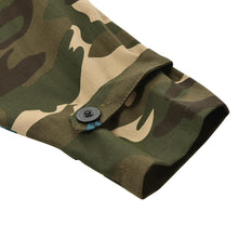 Women's army green camouflage jackets coat zipper cardigans denim jackets women coats clothings  J4U66
