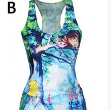 womens sexy crop tops vest girl blowing bubbles pattern the word vest light color cropped tops J4U66