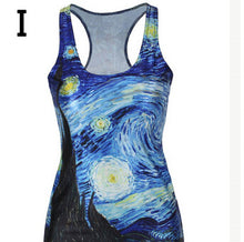 womens sexy crop tops vest girl blowing bubbles pattern the word vest light color cropped tops J4U66