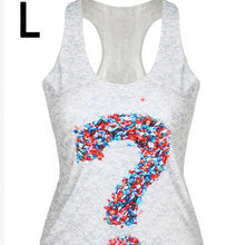 womens sexy crop tops vest girl blowing bubbles pattern the word vest light color cropped tops J4U66