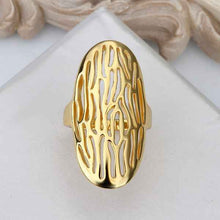 floating charms 18k gold plated ring peanut aneis jewellery  52 J4U66