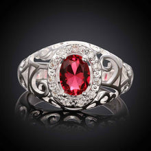 floating charms silver rings for men inlaid stone hollow aliancas love fspr002 J4U66